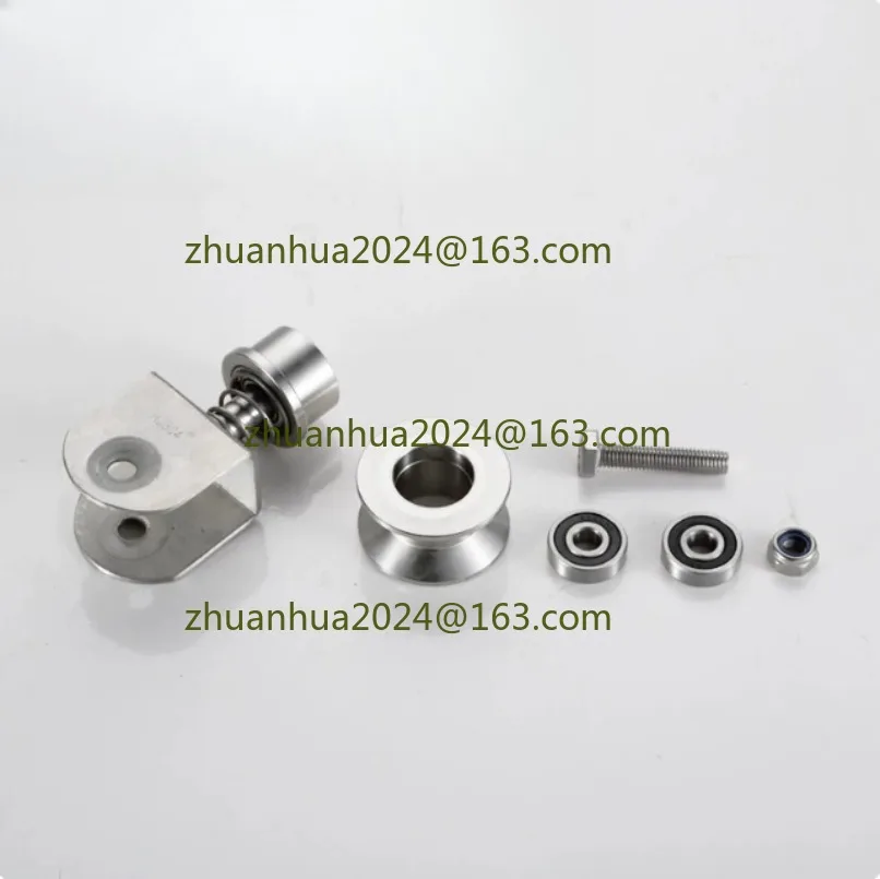 304 Stainless Steel Bearing Rotating Universal Wheel U/V/H Groove Guide Spring Shock-absorbing Caster Hardware Accessories
304 Stainless Steel Bearing Rotating Universal Wheel U/V/H Groove Guide Spring Shock-absorbing Caster Hardware Accessories
