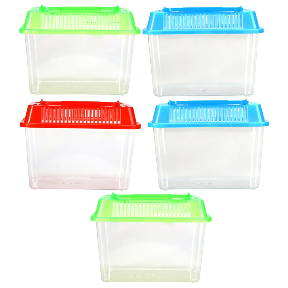 5 Pcs Mini Portable Fish Tank Pet Handheld Aquarium Home Goldfish Turtle Living Boxes Holder Tortoise Plastic Travel
5 Pcs Mini Portable Fish Tank Pet Handheld Aquarium Home Goldfish Turtle Living Boxes Holder Tortoise Plastic Travel