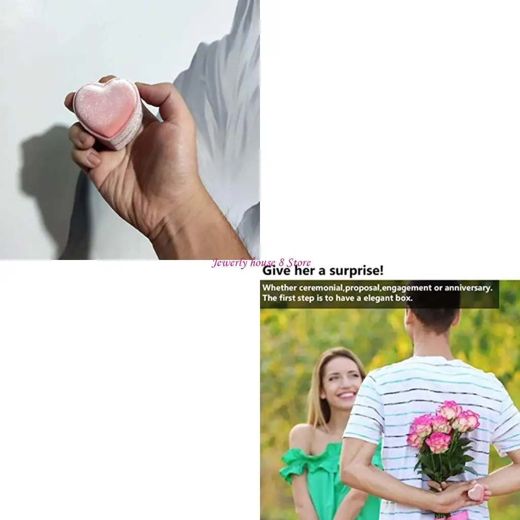 Pink Green Heart Ring Box Pendant Box Earring Cases Ring Necklace
Pink Green Heart Ring Box Pendant Box Earring Cases Ring Necklace
