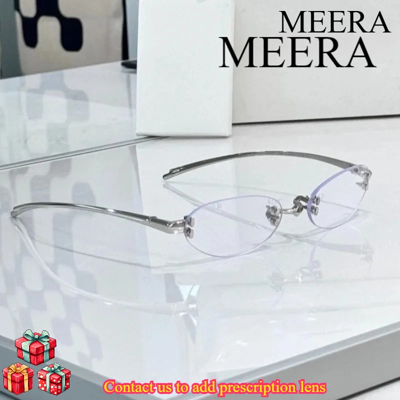 Korean GM Eyeglass Titanium Frameless Optical Glasses Frames Women Oval Small Round Eyeglasses Frame Prescription Myopia Eyewear
Korean GM Eyeglass Titanium Frameless Optical Glasses Frames Women Oval Small Round Eyeglasses Frame Prescription Myopia Eyewear