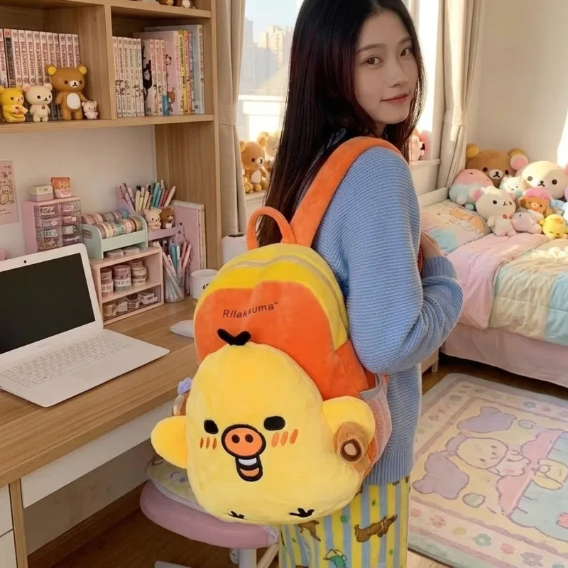 Kawaii Rilakkuma Plush Backpack Cartoon Large Capacity Student Stuffed Doll School Bag For Teen Girls Travel Gift
Kawaii Rilakkuma Plush Backpack Cartoon Large Capacity Student Stuffed Doll School Bag For Teen Girls Travel Gift