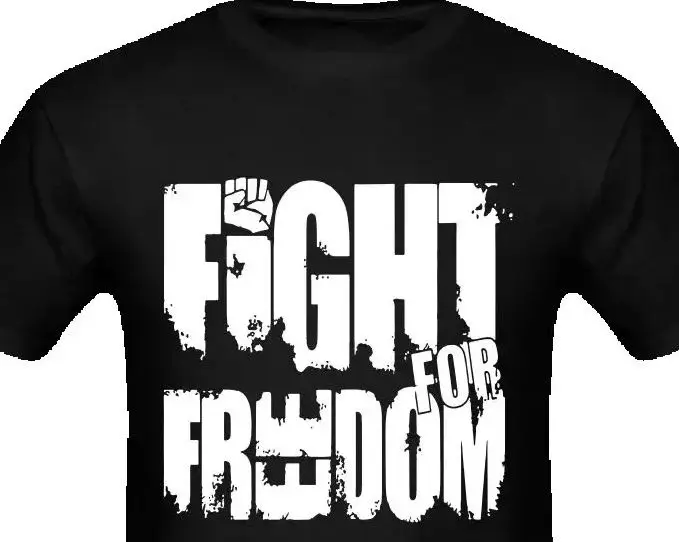 Fight for Freedom Fist Government Revolt T-Shirt 100% Cotton O-Neck Summer Short Sleeve Casual Mens T-shirt Size S-3XL
Fight for Freedom Fist Government Revolt T-Shirt 100% Cotton O-Neck Summer Short Sleeve Casual Mens T-shirt Size S-3XL