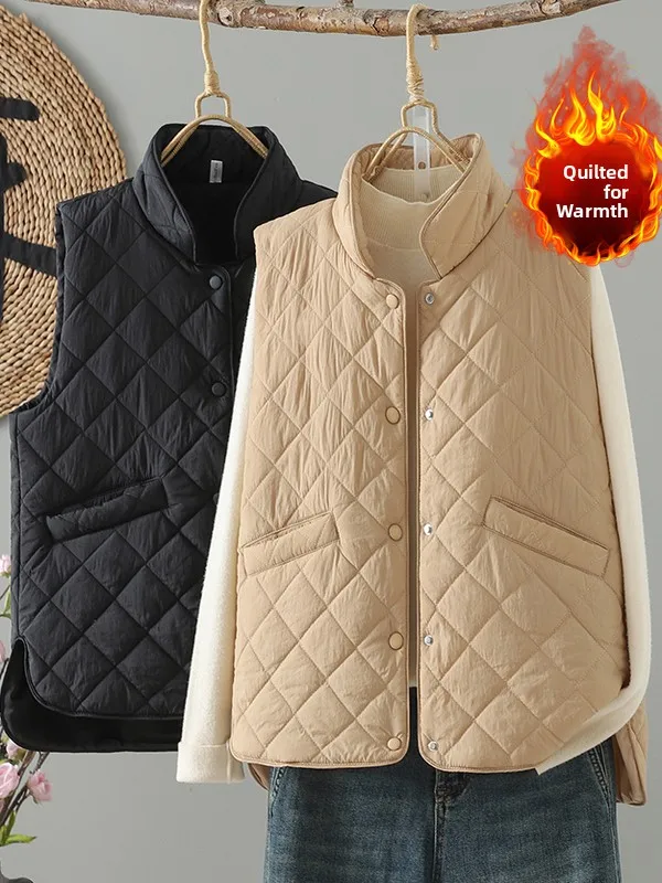 Странный коврик Diamond id Хлопковая вставка Теплый жилет Jaet Большой размер Женский одинарный пуговица Двойная пуговица Stan...
Странный коврик Diamond id Хлопковая вставка Теплый жилет Jaet Большой размер Женский одинарный пуговица Двойная пуговица Stan...