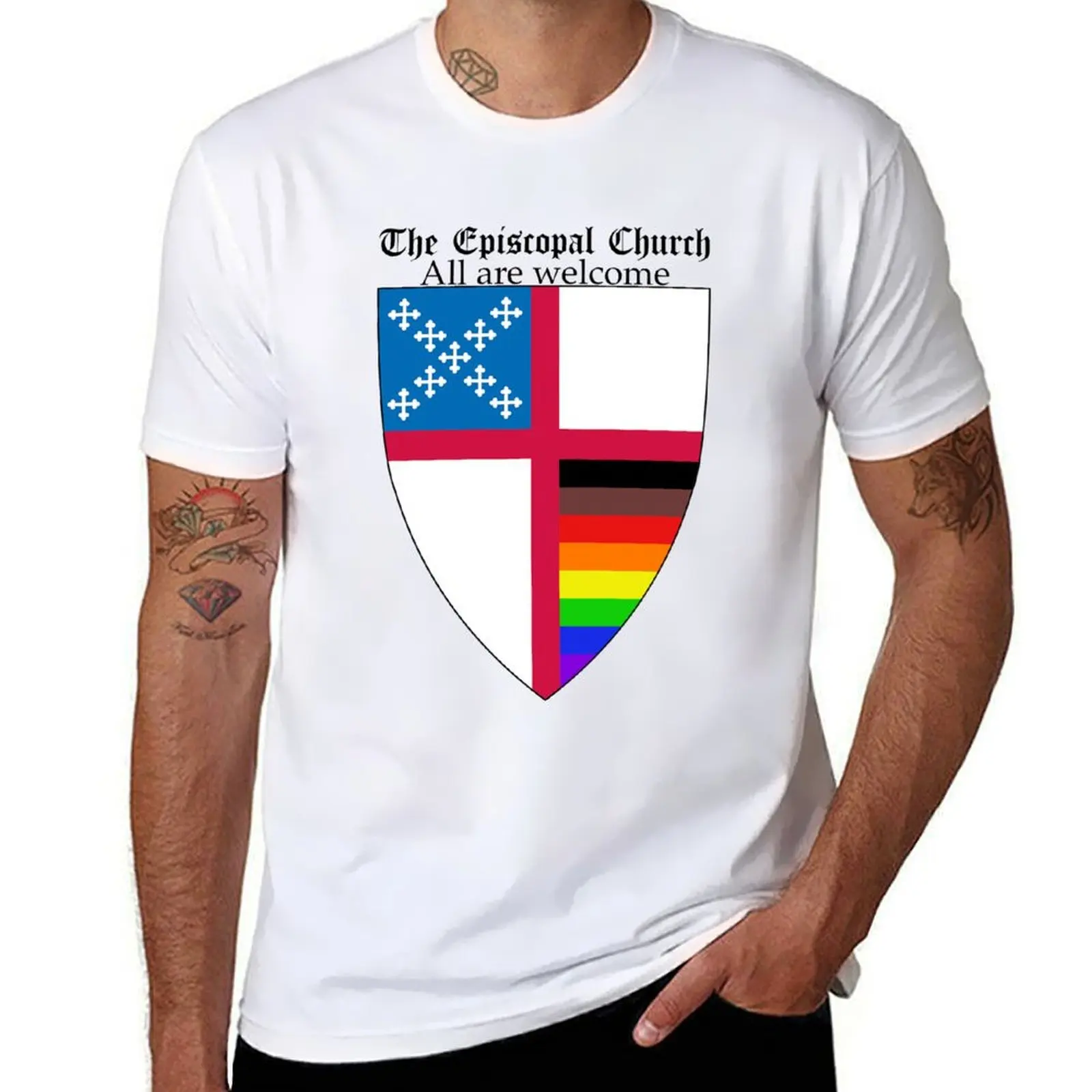 Episcopal Church Shield with 8 Colours Rainbow Pride 4 T-Shirt vintage t shirts heavyweights Anime t-shirt mens designer t shirt
Episcopal Church Shield with 8 Colours Rainbow Pride 4 T-Shirt vintage t shirts heavyweights Anime t-shirt mens designer t shirt