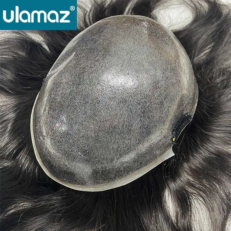 Injected Skin Toupee Hair Men Natural Men's Wigs With Clips Knotted Skin Man Hair System Wigs Human Hair PU Male Hair Prosthesis
Injected Skin Toupee Hair Men Natural Men's Wigs With Clips Knotted Skin Man Hair System Wigs Human Hair PU Male Hair Prosthesis