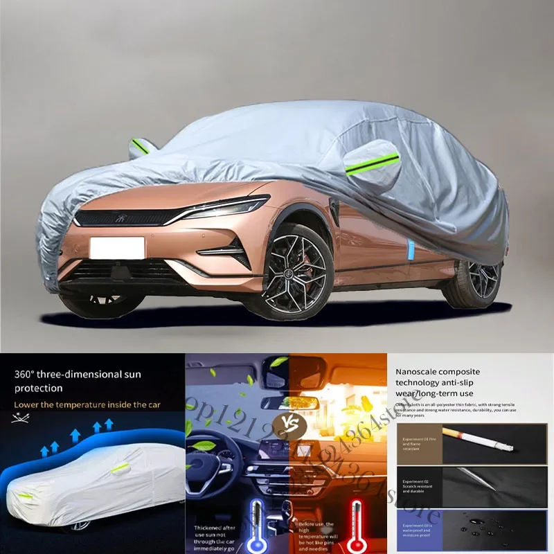 For BYD Song L Auto Anti snow Anti dust Anti-uv Anti peeling paint And Anti Rainwater 210t car cover Car cover protection
For BYD Song L Auto Anti snow Anti dust Anti-uv Anti peeling paint And Anti Rainwater 210t car cover Car cover protection