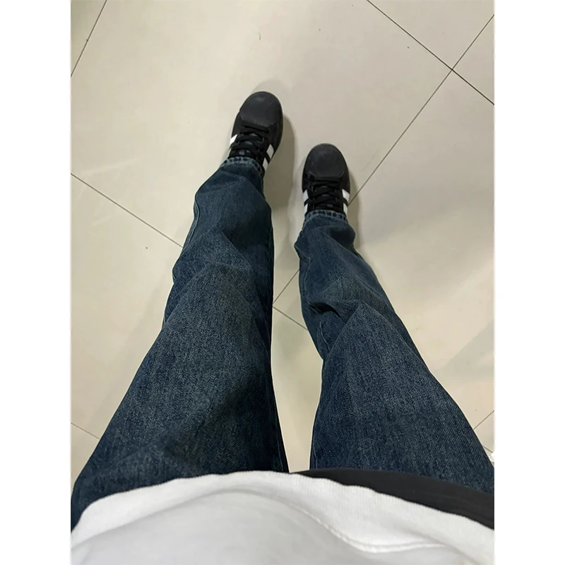 Deep Blue Elastic Jeans Men's Tall Extended Length Straight Leg Slimming Pants American Vibe Spring Faion High Waist Long P...
Deep Blue Elastic Jeans Men's Tall Extended Length Straight Leg Slimming Pants American Vibe Spring Faion High Waist Long P...