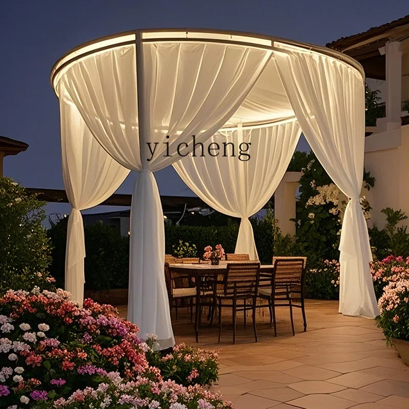 O-6 outdoor round awning, garden courtyard, sunscrn landscaping, pergola, camp, homestay tent
O-6 outdoor round awning, garden courtyard, sunscrn landscaping, pergola, camp, homestay tent