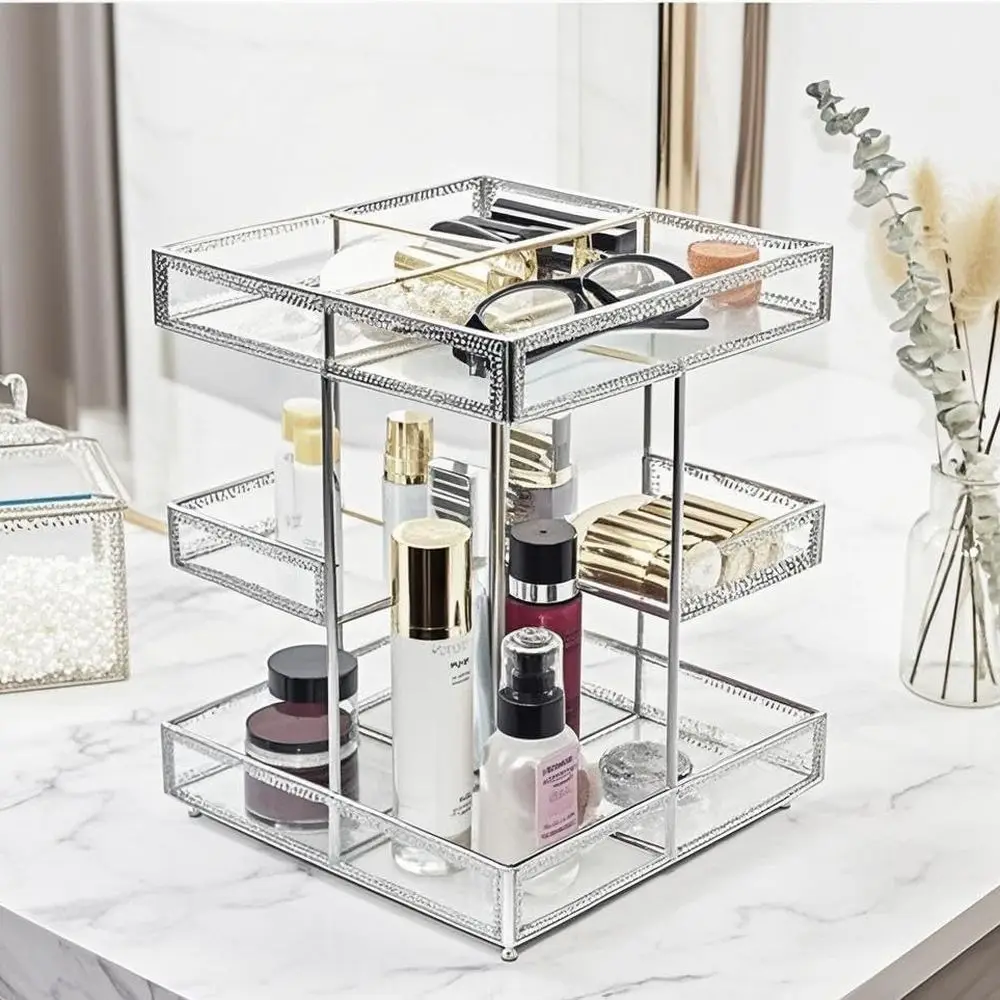 Хранение косметики премиум-класса с вращающейся основой, антикварное хранилище для косметики на столешнице, большая вместимость, косметический дисплей на столешницу, Vanit
Хранение косметики премиум-класса с вращающейся основой, антикварное хранилище для косметики на столешнице, большая вместимость, косметический дисплей на столешницу, Vanit