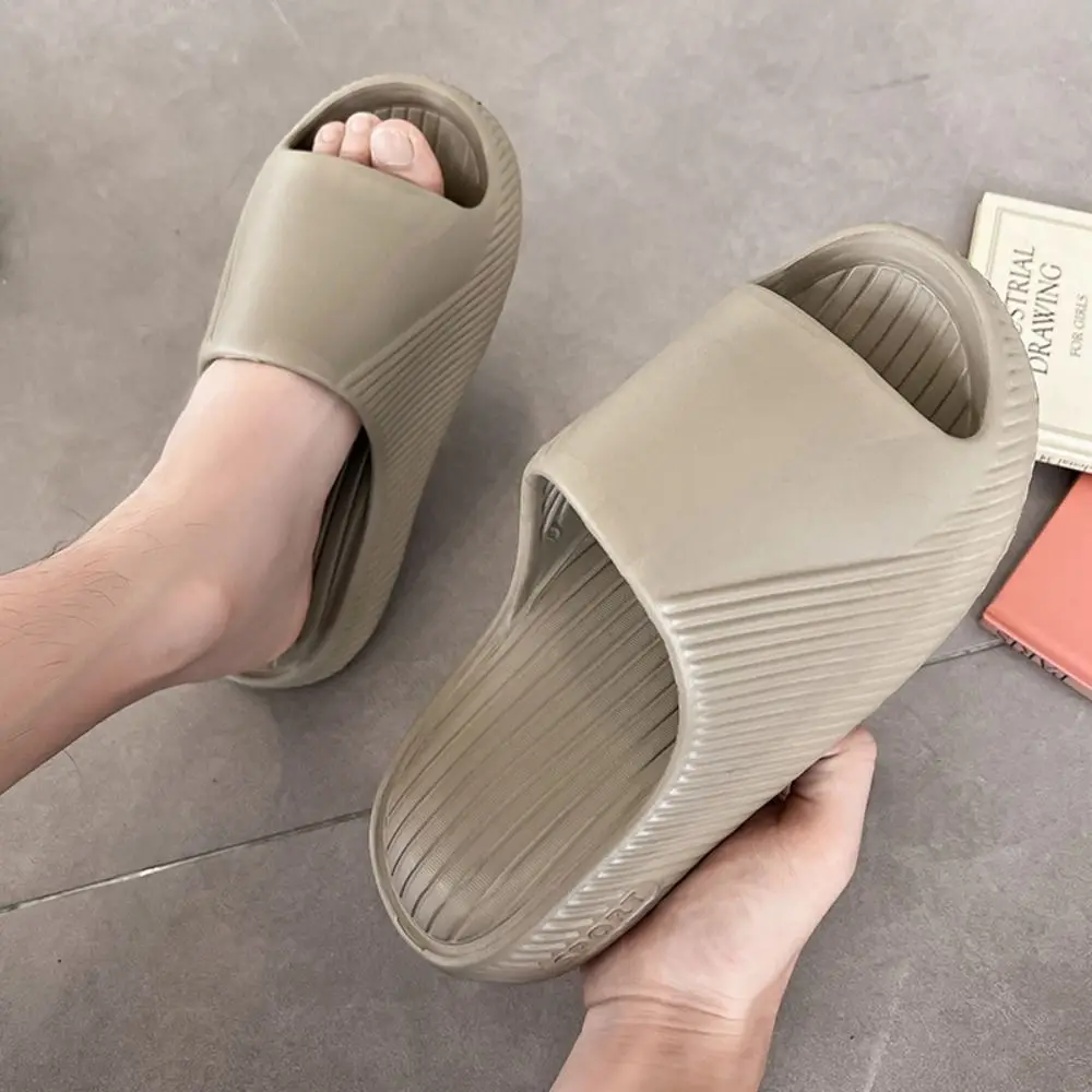 Thick Bottom Thick Platform Slippers Solid Color Soft Sole Bathroom Slippers EVA Non Slip House Shoes For Couples and Women
Thick Bottom Thick Platform Slippers Solid Color Soft Sole Bathroom Slippers EVA Non Slip House Shoes For Couples and Women