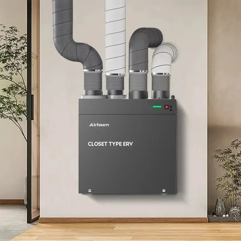 Smart Tuya Control Wall Mounted ERV HRV Energy Recovery Ventilation System
Smart Tuya Control Wall Mounted ERV HRV Energy Recovery Ventilation System