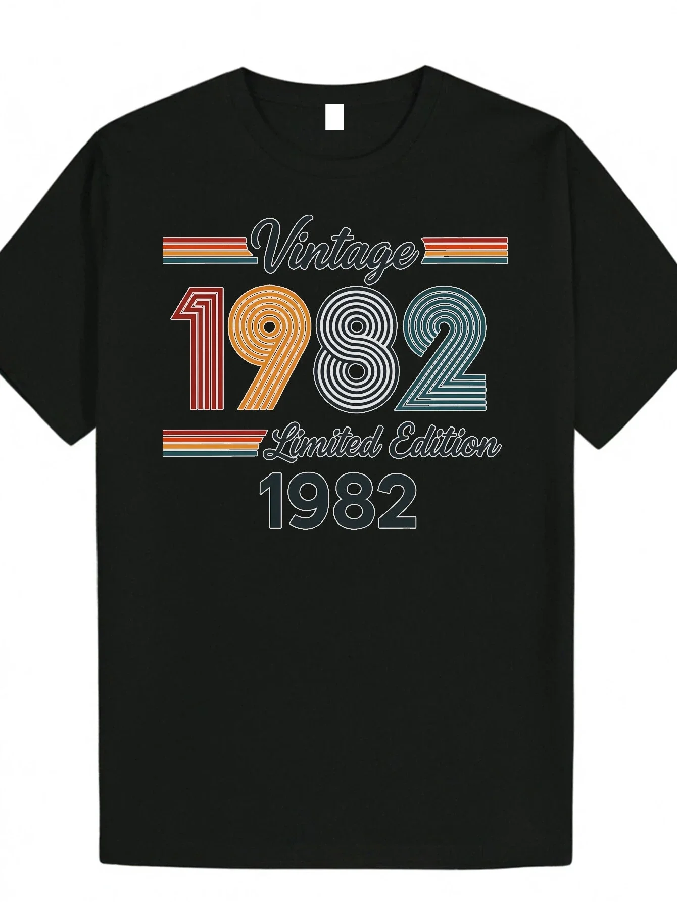 Men's fashion retro 1982 pattern printed fashionable casual short-sleeved loose T-shirt clothing y2k top
Men's fashion retro 1982 pattern printed fashionable casual short-sleeved loose T-shirt clothing y2k top