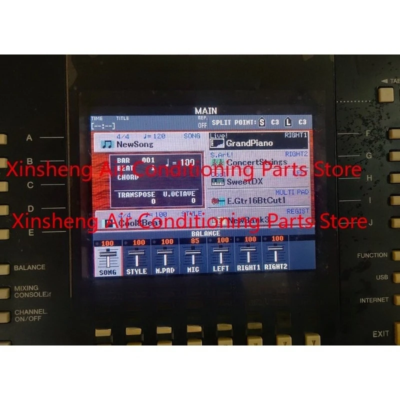 Suitable for Yamaha PSR-S910 Arranger Keyboard Electronic organ Original Display, Liquid Display
Suitable for Yamaha PSR-S910 Arranger Keyboard Electronic organ Original Display, Liquid Display
