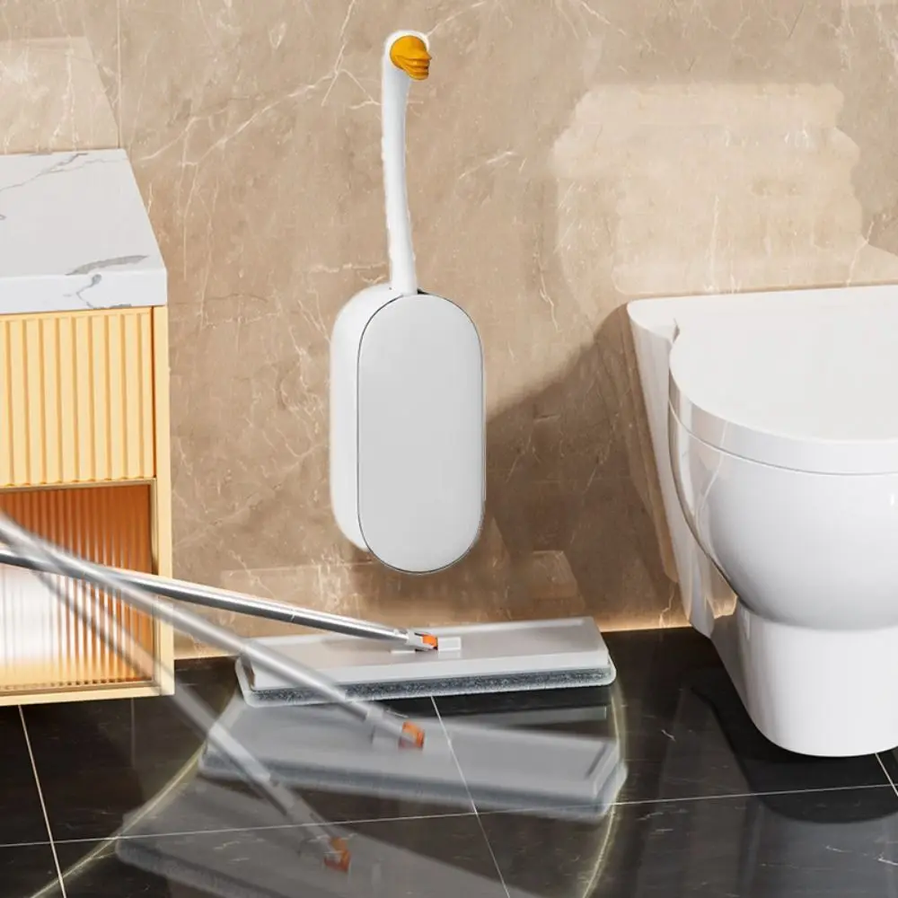 Wall-mounted Goose Shape Toilet Brush White Long Handle Hanging Toilet Brush Silicone TPR Corner Cleaning Tools Bathroom
Wall-mounted Goose Shape Toilet Brush White Long Handle Hanging Toilet Brush Silicone TPR Corner Cleaning Tools Bathroom