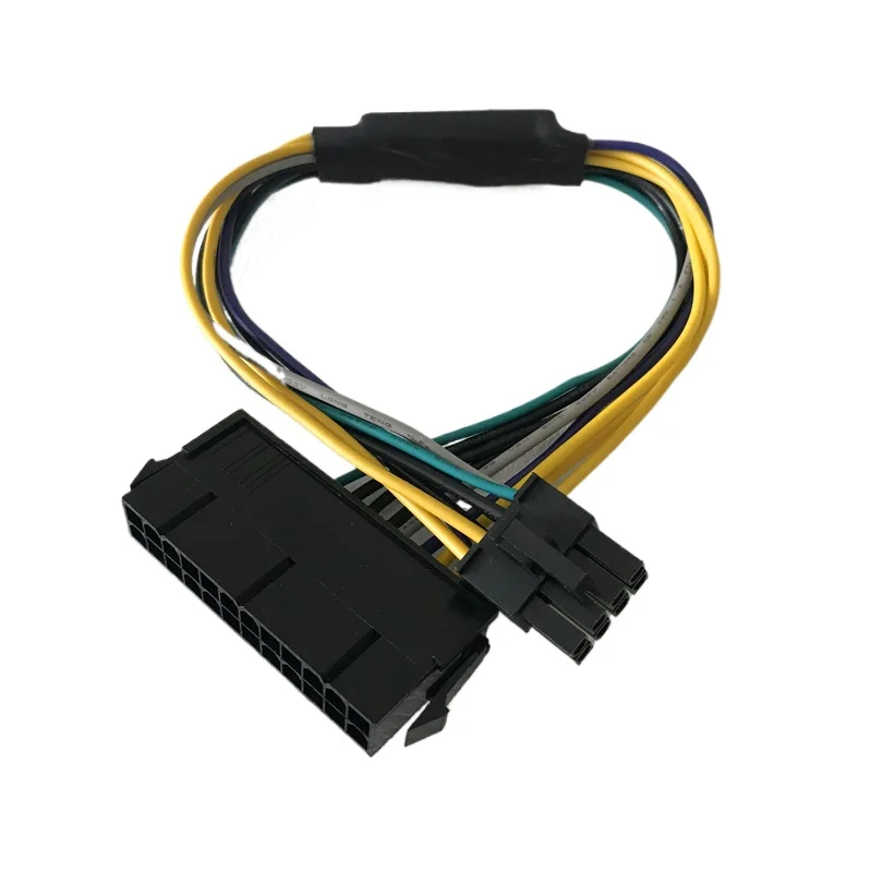 ATX 24Pin Female to Motherboard 8Pin Male for Optiplex 3020 7020 9020 T1700 Server Adapter Power Cable Cord 30cm 18AWG
ATX 24Pin Female to Motherboard 8Pin Male for Optiplex 3020 7020 9020 T1700 Server Adapter Power Cable Cord 30cm 18AWG