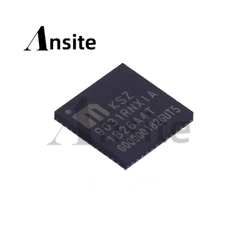 5 pieces per lot, 100% brand new and original, KSZ9031RNXIA-TR package, QFN-48
5 pieces per lot, 100% brand new and original, KSZ9031RNXIA-TR package, QFN-48