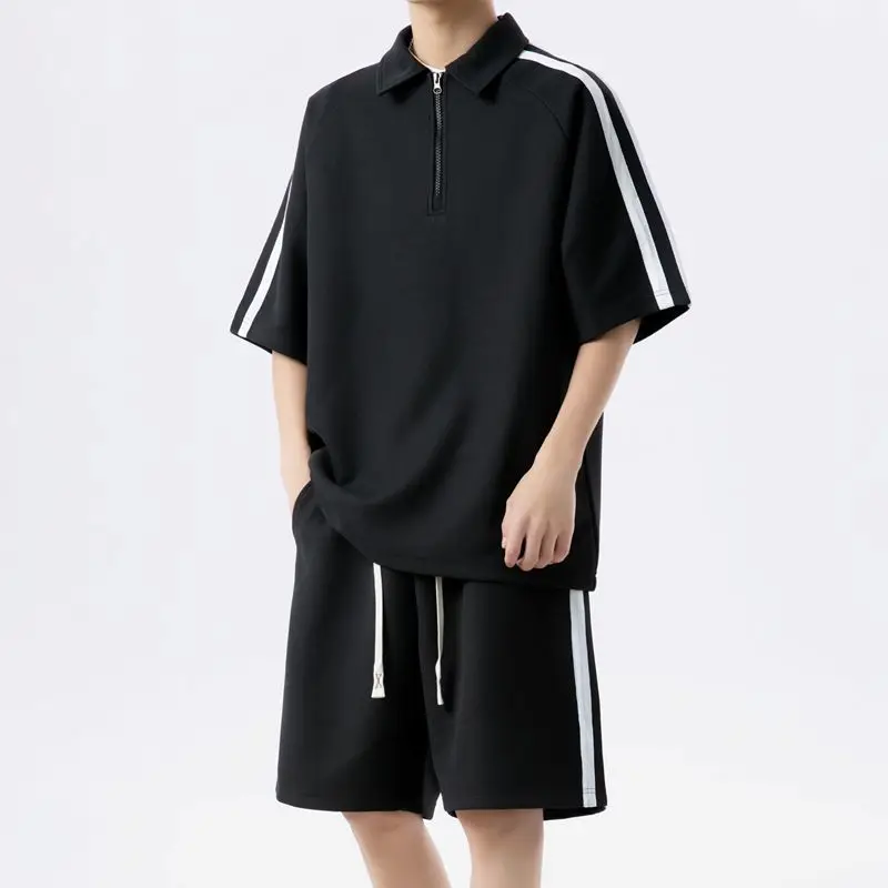 Men's Summer Casual Sports Set Short Sleeve T-Shirt Loose Fit Shorts Quick Dry Two Piece Outfit
Men's Summer Casual Sports Set Short Sleeve T-Shirt Loose Fit Shorts Quick Dry Two Piece Outfit