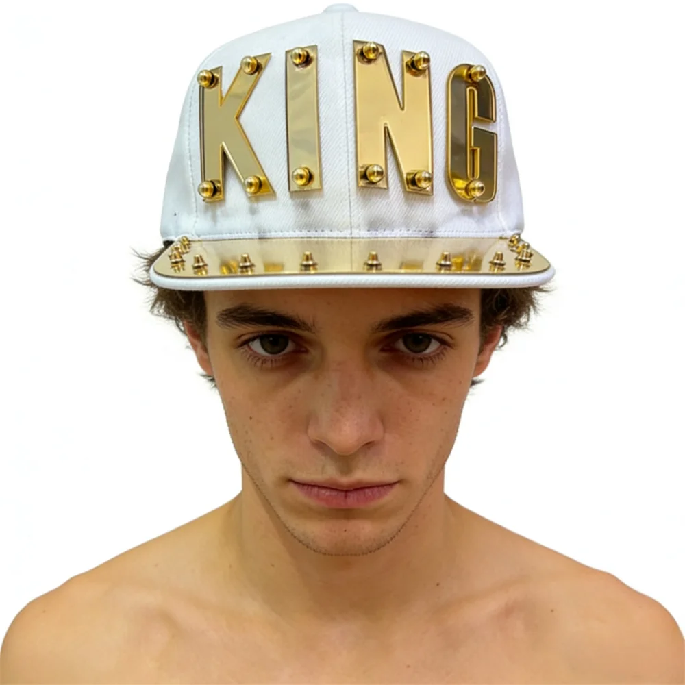 European and American street fashion personalized letter - decorated lenses nightclub performance hip - hop hat.
European and American street fashion personalized letter - decorated lenses nightclub performance hip - hop hat.