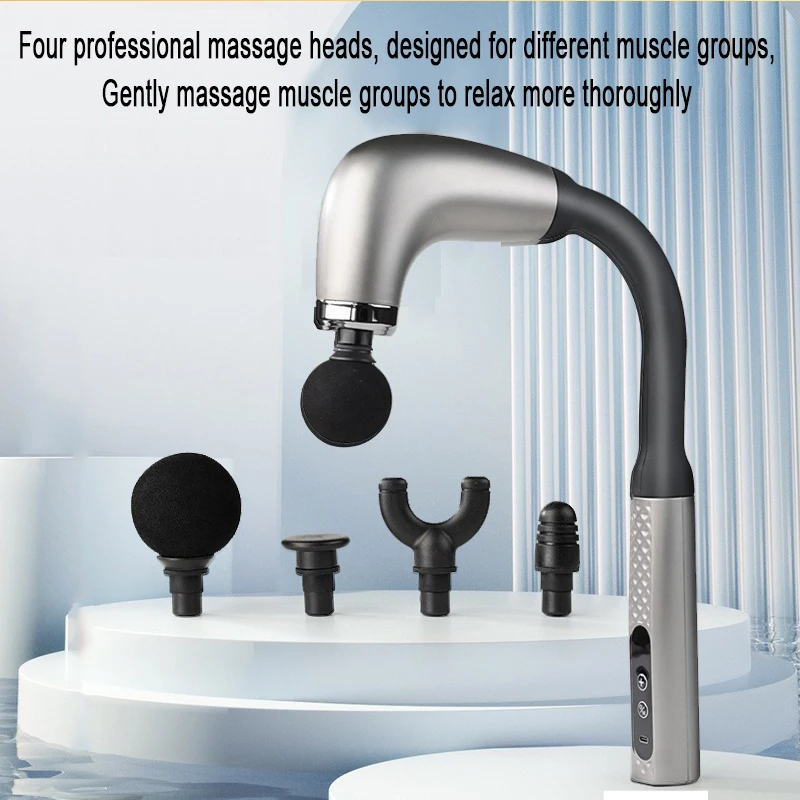 Smart Massage Gun Electric Rechargeable Booster massage gun Handheld Electric massager for muscles Back body massager JMQ002
Smart Massage Gun Electric Rechargeable Booster massage gun Handheld Electric massager for muscles Back body massager JMQ002