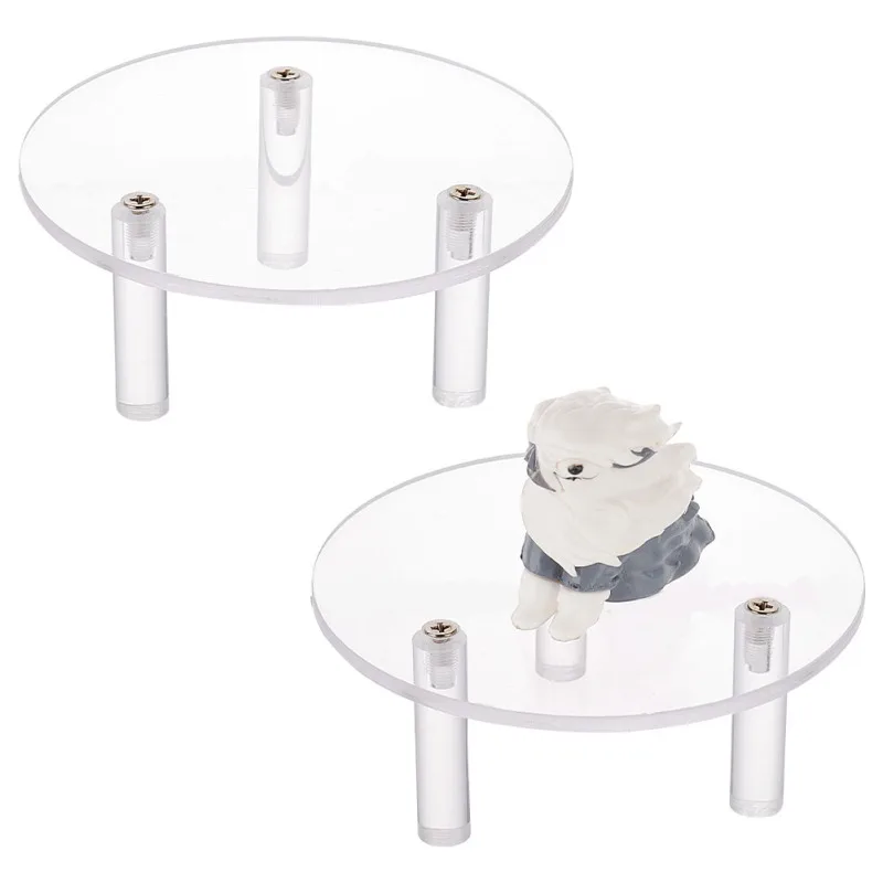 2 Packs Clear Acrylic Jewelry Display Riser Round Acrylic Cake Stand 3-Leg Display Riser Assembled Transparent Display Holder
2 Packs Clear Acrylic Jewelry Display Riser Round Acrylic Cake Stand 3-Leg Display Riser Assembled Transparent Display Holder