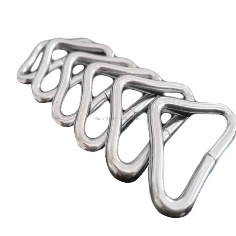 10pcs Triangular Steel Rings Buckles 1.5" Loop Rings V-rings Strap Trampoline Mat Part Replacement Repair Supply
10pcs Triangular Steel Rings Buckles 1.5" Loop Rings V-rings Strap Trampoline Mat Part Replacement Repair Supply