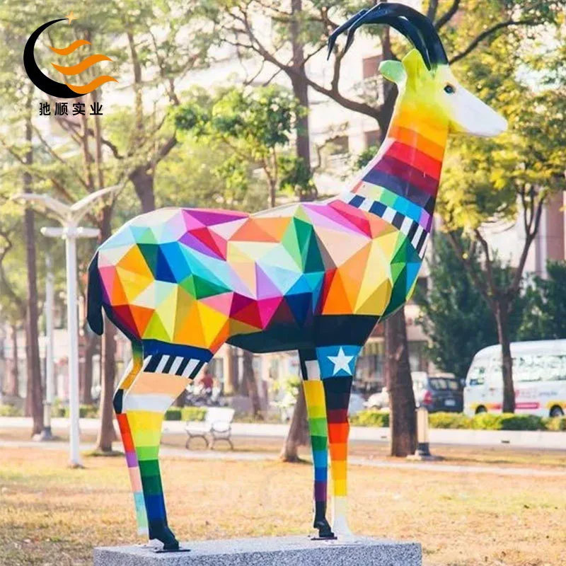 Outdoor large cartoon sculpture FRP geometric bear section animal rabbit garden landscape beautiful Chen decorative ornament
Outdoor large cartoon sculpture FRP geometric bear section animal rabbit garden landscape beautiful Chen decorative ornament