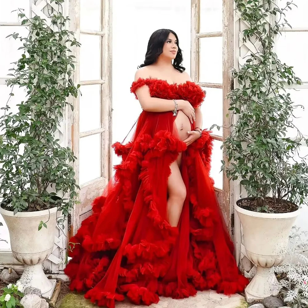 Customized Women Prom Dresses Sleeveless Tiered Maxi Gown Ruffles Maternity Photoshoot Dress Ladies Pregnancy Baby Shower Robe
Customized Women Prom Dresses Sleeveless Tiered Maxi Gown Ruffles Maternity Photoshoot Dress Ladies Pregnancy Baby Shower Robe