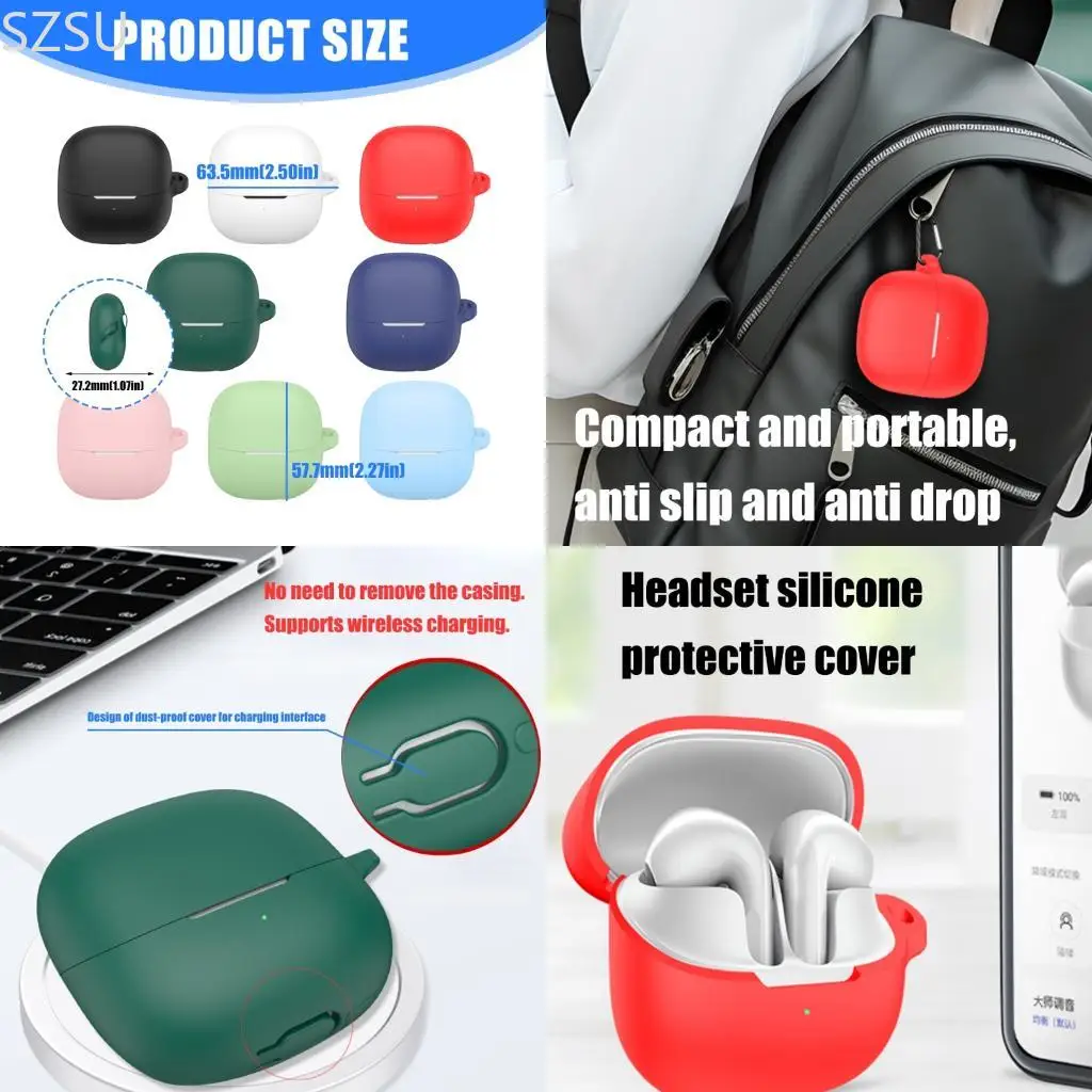 SZSU Waterproof Protector Cover for Buds 6 Earphone Sleeve Shockproof Ergonomic Desig
SZSU Waterproof Protector Cover for Buds 6 Earphone Sleeve Shockproof Ergonomic Desig