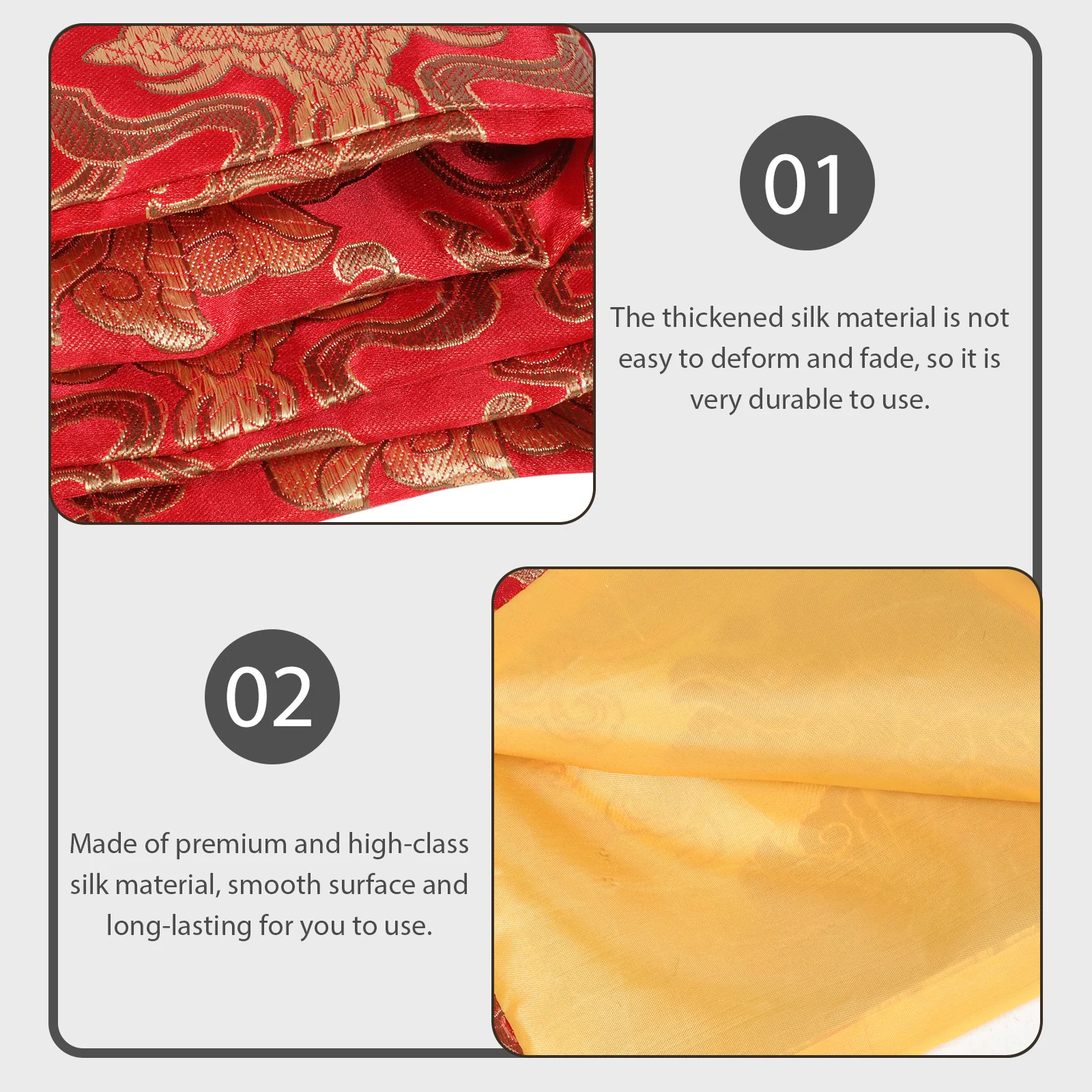Bag Durable Silk Lightweight Portable Storage Protective Pouch for Tai Chi Martial Equipment
Bag Durable Silk Lightweight Portable Storage Protective Pouch for Tai Chi Martial Equipment