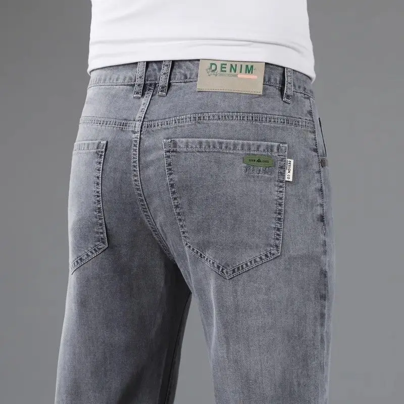 Winter Washed Denim Korean Men's Smoke Gray Trousers Wear-resistant Elastic Comfortable Casual 2026 Jean Homme Men Clothing
Winter Washed Denim Korean Men's Smoke Gray Trousers Wear-resistant Elastic Comfortable Casual 2026 Jean Homme Men Clothing
