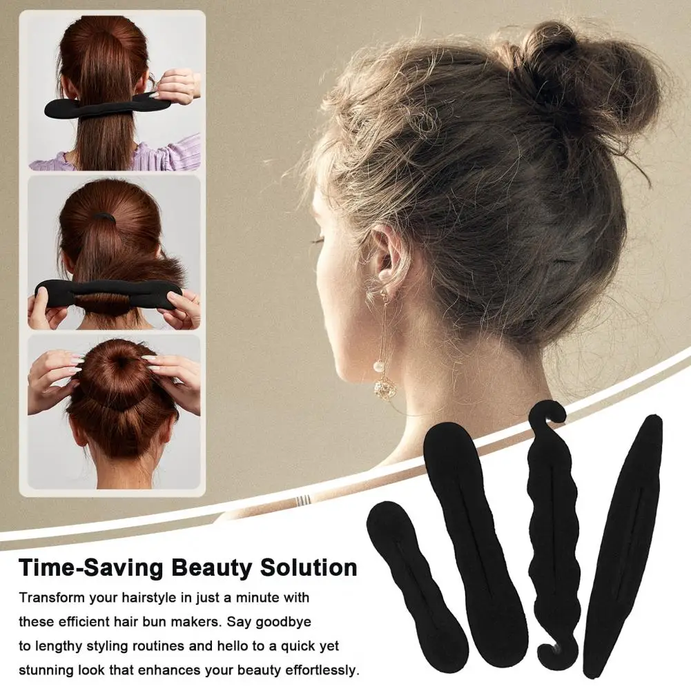 Bun Maker Set Hair Bun Maker Sponge Set for Easy Styling Deft Bun Twister Shaper Roll Tool Hair Curler for Lazy Women Girls 4pcs
Bun Maker Set Hair Bun Maker Sponge Set for Easy Styling Deft Bun Twister Shaper Roll Tool Hair Curler for Lazy Women Girls 4pcs
