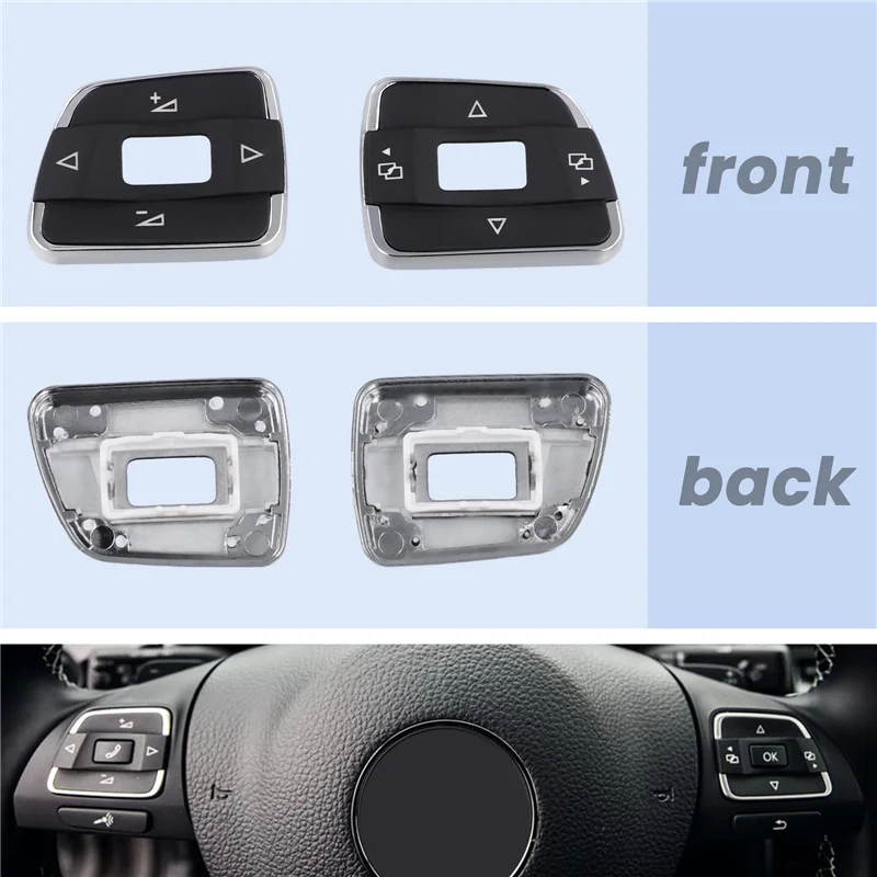 N26R-Multifunction Steering Wheel Button Cover For VW Passat B7 Variant R-Line Sharan 2011-2015 56D959538A 56D959537B
N26R-Multifunction Steering Wheel Button Cover For VW Passat B7 Variant R-Line Sharan 2011-2015 56D959538A 56D959537B