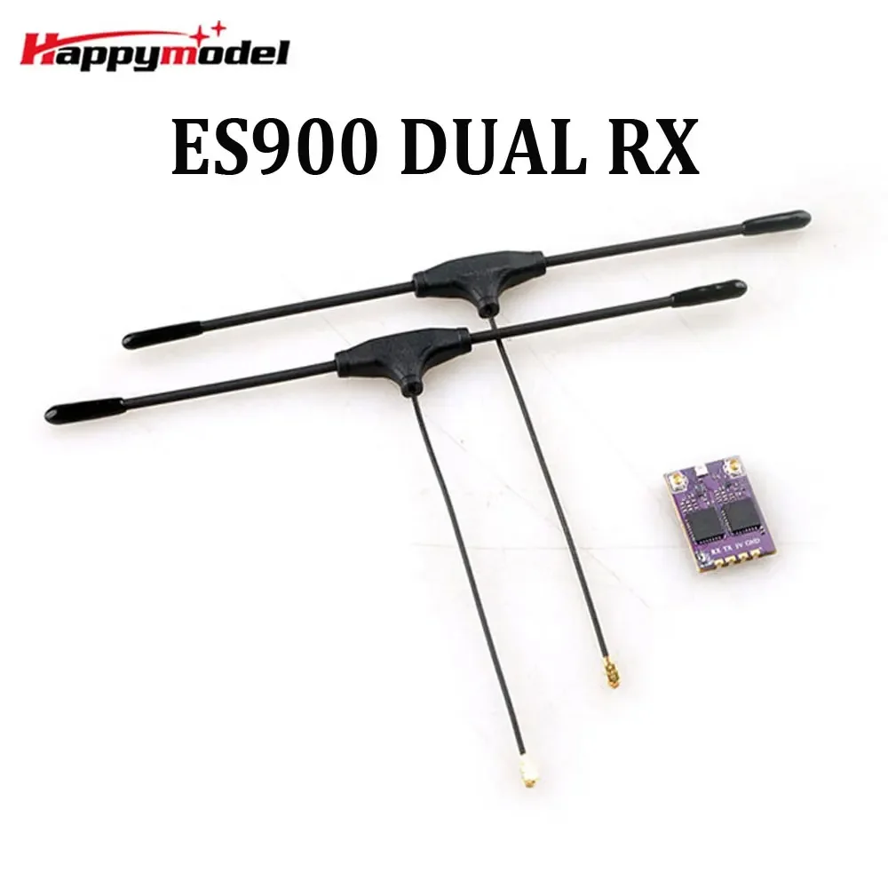 HappyModel ES900 DUAL RX ELRS Diversity Receiver 915MHz / 868MHz Built-in TCXO for RC Airplane FPV Long Range Drones DIY Parts
HappyModel ES900 DUAL RX ELRS Diversity Receiver 915MHz / 868MHz Built-in TCXO for RC Airplane FPV Long Range Drones DIY Parts