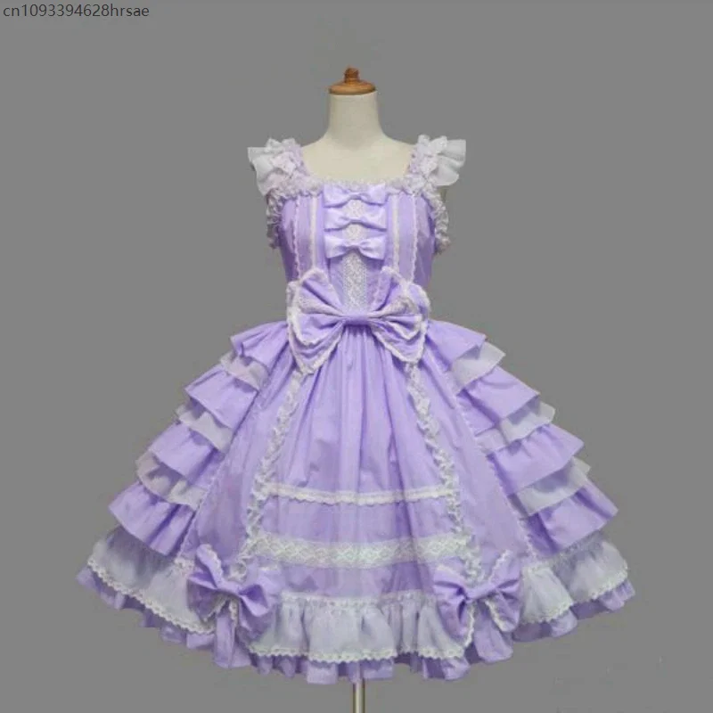 Dopamine Solid Color Lolita Princess Angel Dress Retro Gothic Bow Lace Kawaii Midi Dress Girls' Party Layered Dress
Dopamine Solid Color Lolita Princess Angel Dress Retro Gothic Bow Lace Kawaii Midi Dress Girls' Party Layered Dress