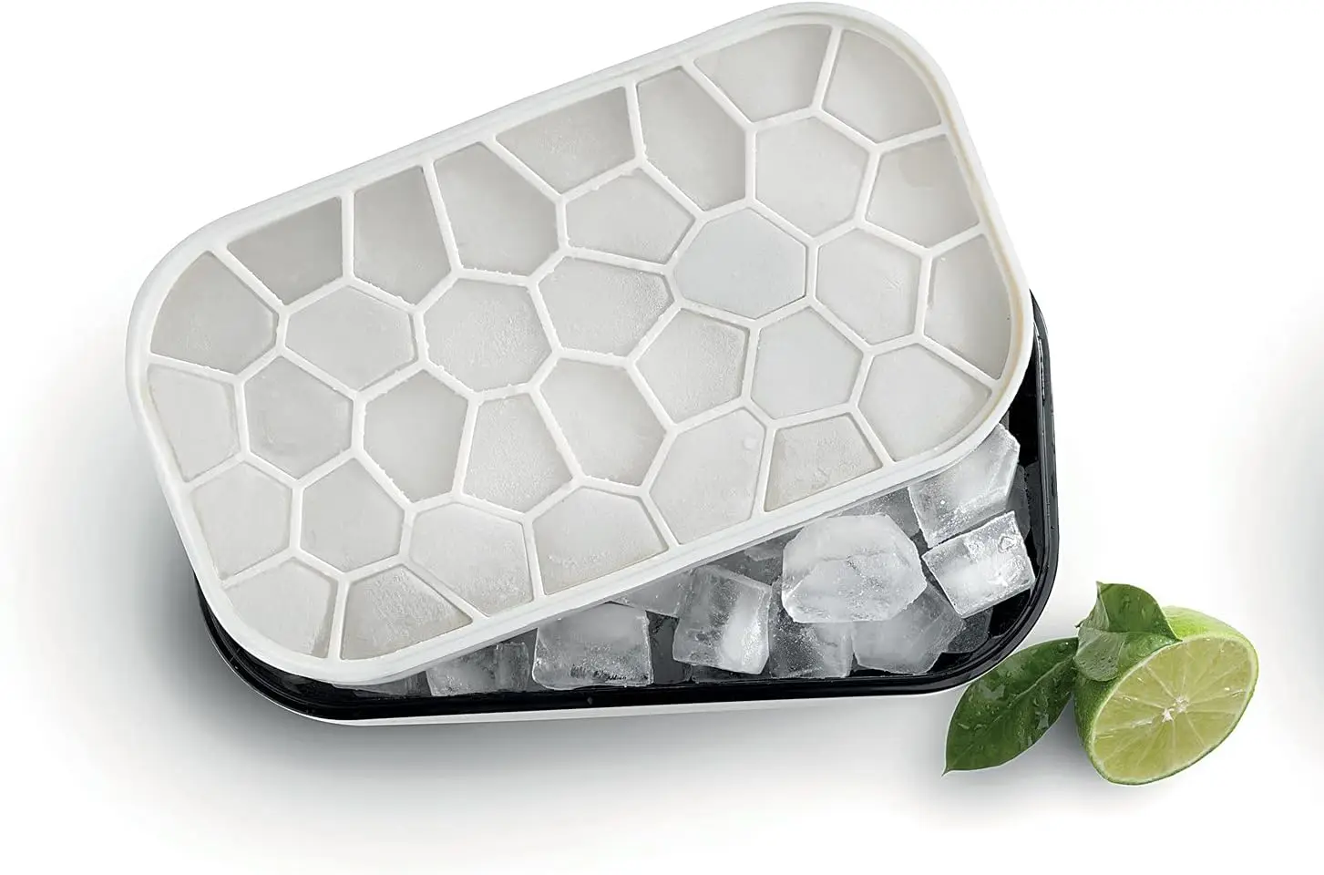 Ice Cube Tray for Freezer with Lid & Bin, Large Capacity Stackable Silicone Mold for Cocktails, Iced Tea, Coffee
Ice Cube Tray for Freezer with Lid & Bin, Large Capacity Stackable Silicone Mold for Cocktails, Iced Tea, Coffee