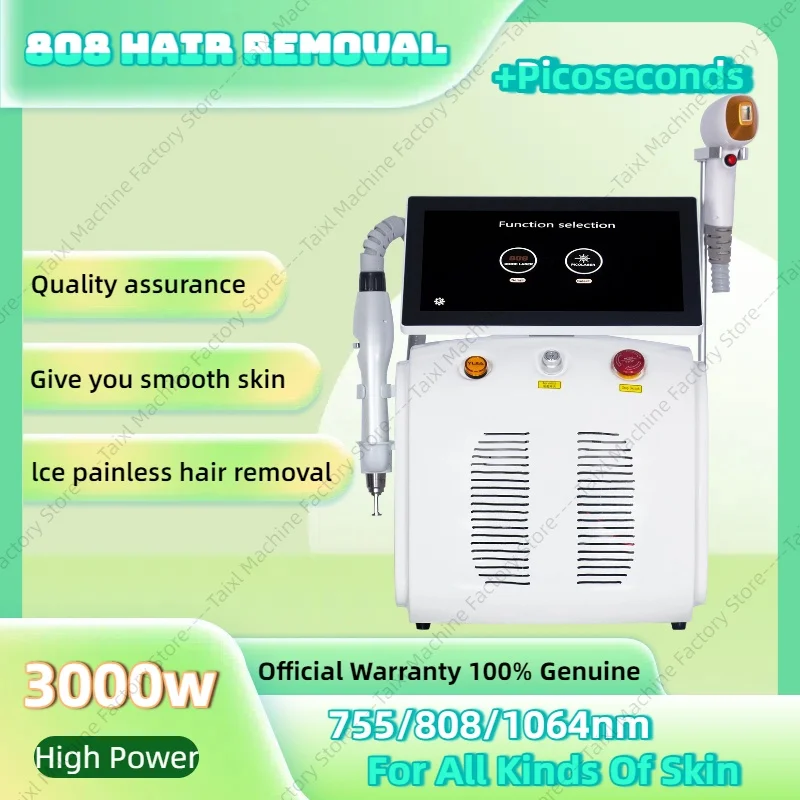 2 In 1 Multifunctional Diode Picosecond Nano Hair Removal Instrument With Three Wavelengths For Tattoo Removal And Hair Removal
2 In 1 Multifunctional Diode Picosecond Nano Hair Removal Instrument With Three Wavelengths For Tattoo Removal And Hair Removal