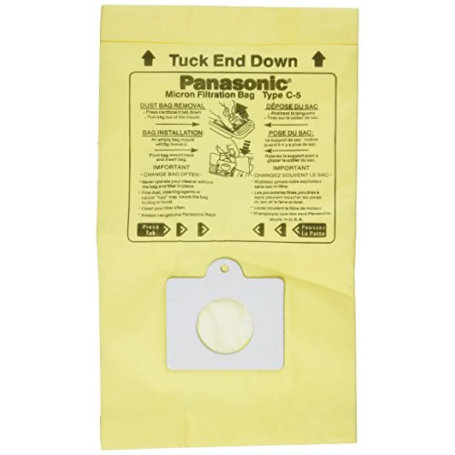 C-5 Micron Filtration Vacuum Bags - 3 bags
C-5 Micron Filtration Vacuum Bags - 3 bags