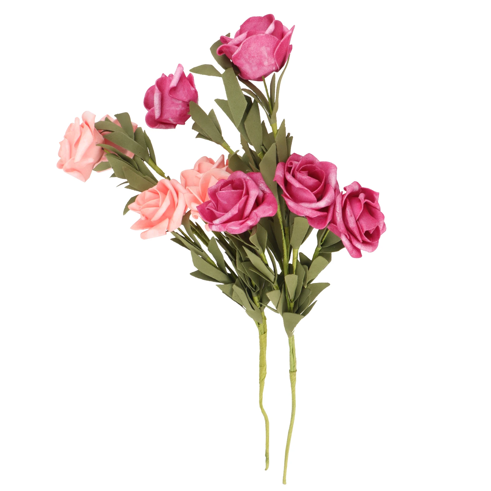 2 Bunches Artificial Simulation Rose Flower Decorative Foam Ornament for Wedding Home Party Background Decoration
2 Bunches Artificial Simulation Rose Flower Decorative Foam Ornament for Wedding Home Party Background Decoration