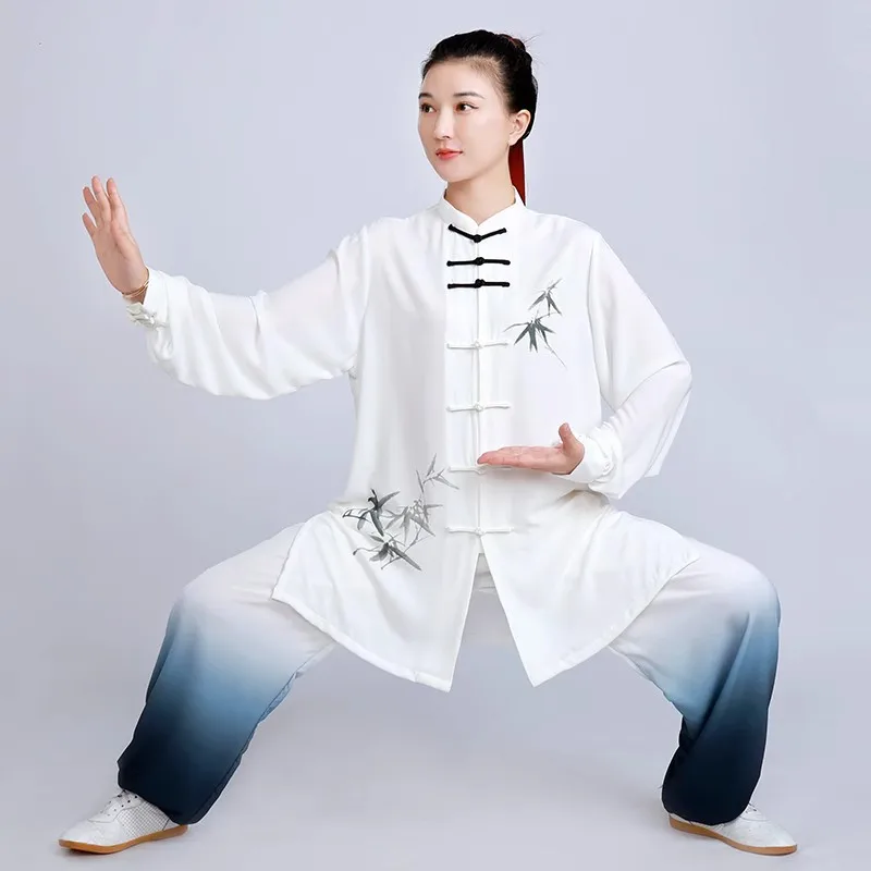 Chinese Martial Arts Performance Tai Uniform Gong fu Wushu Suit Taiji Clothing Women's High-End Competition Gradient Exercise
Chinese Martial Arts Performance Tai Uniform Gong fu Wushu Suit Taiji Clothing Women's High-End Competition Gradient Exercise