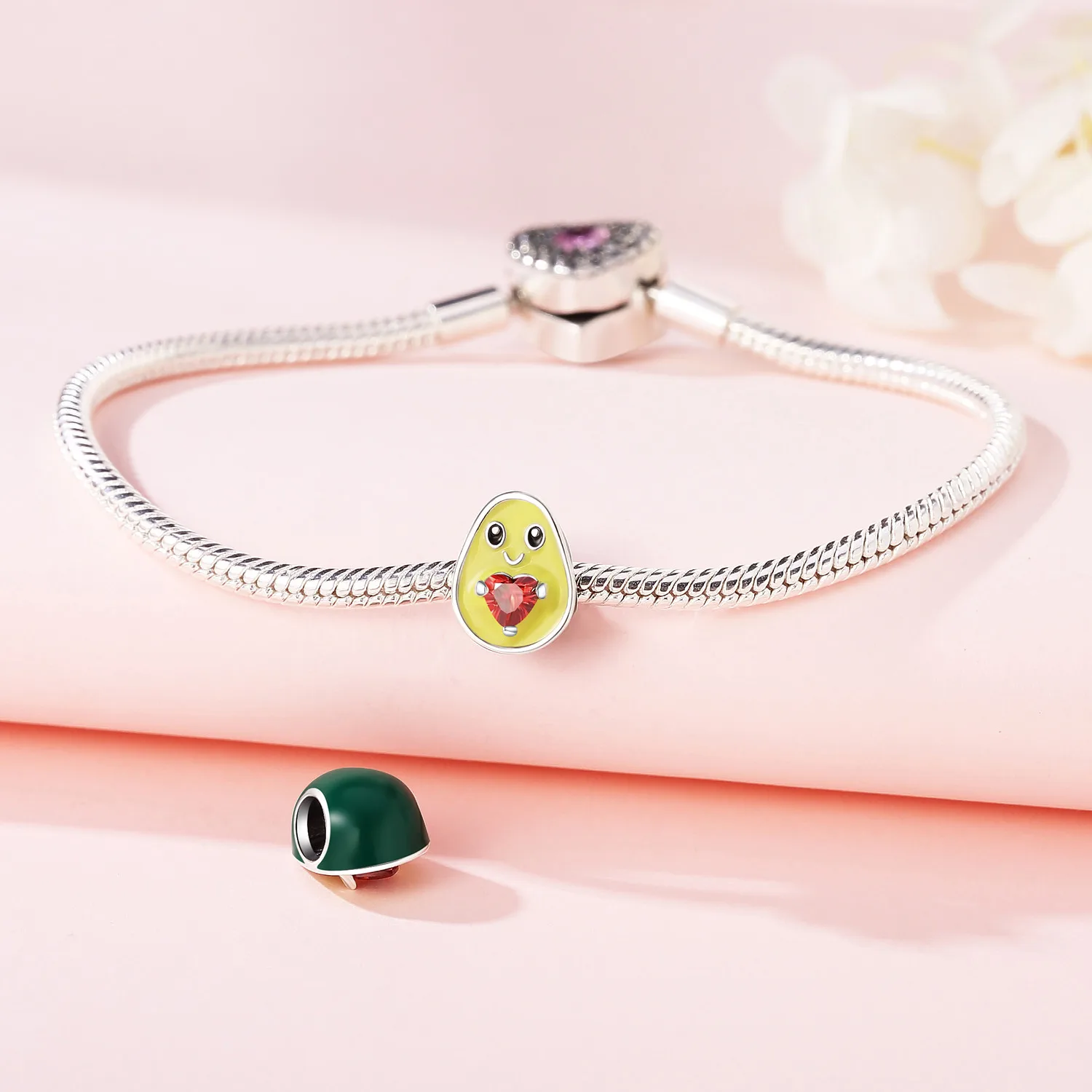 Cycuff 925 Sterling Silver Avocado Fruits And Vegetables Bead Original Pendants Bracelet Necklace Charm Jewelry Party DIY Gift
Cycuff 925 Sterling Silver Avocado Fruits And Vegetables Bead Original Pendants Bracelet Necklace Charm Jewelry Party DIY Gift