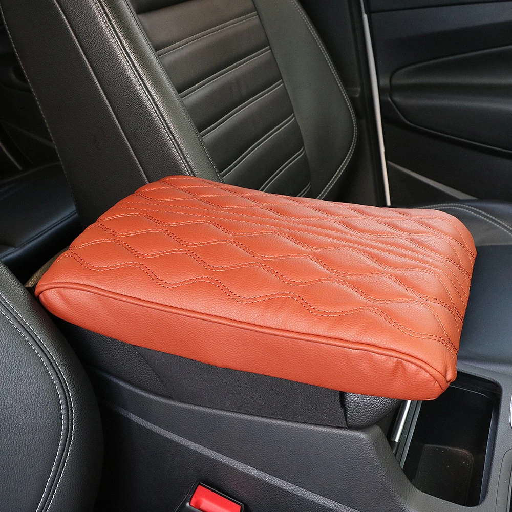Wave Embroider Center Console Arm Rest Protection Cushion Car Armrest Mat PU Leather Auto Armrests Storage Box Cover Pad
Wave Embroider Center Console Arm Rest Protection Cushion Car Armrest Mat PU Leather Auto Armrests Storage Box Cover Pad