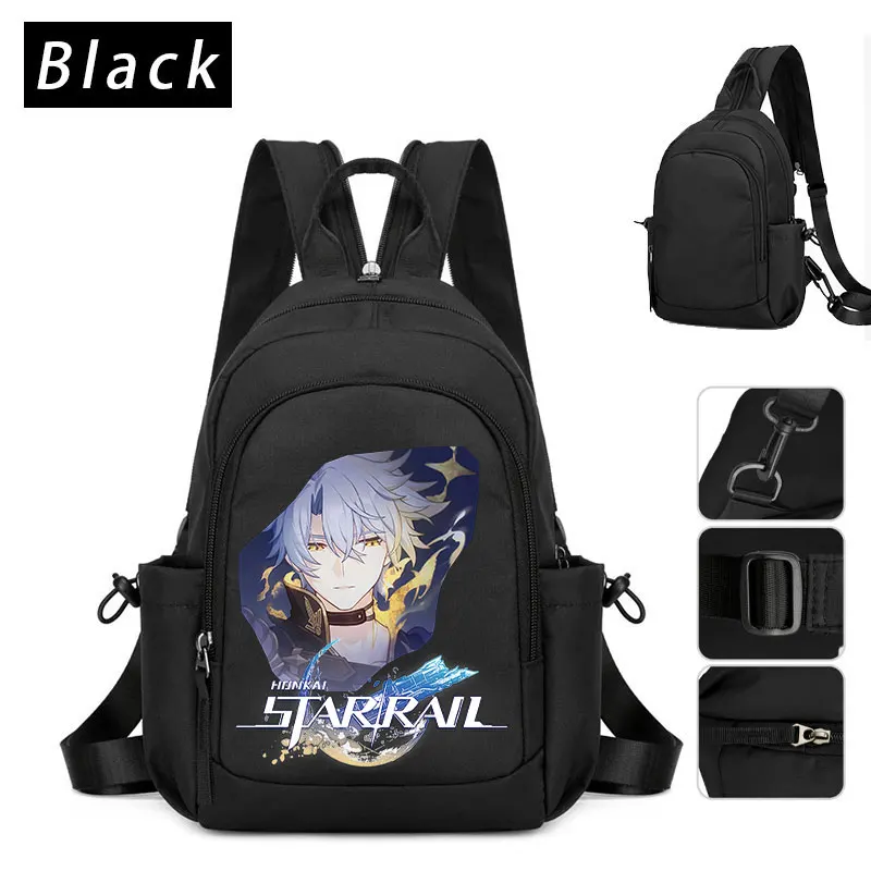 Honkai:Star Rail Two-way Zipper Sport Waterproof Pack Anime Backpack Chest Bag Crossbody Wallet Candy Bag Birthday Schoolbag
Honkai:Star Rail Two-way Zipper Sport Waterproof Pack Anime Backpack Chest Bag Crossbody Wallet Candy Bag Birthday Schoolbag