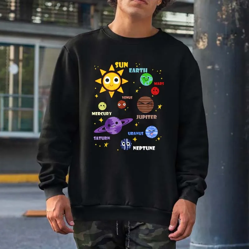 Cute Solar System Kids Toddlers Astronomy Sweatshirts Men Women Streetwear Crewneck Hooded Tops Oversized 100% Cotton Hoodies
Cute Solar System Kids Toddlers Astronomy Sweatshirts Men Women Streetwear Crewneck Hooded Tops Oversized 100% Cotton Hoodies