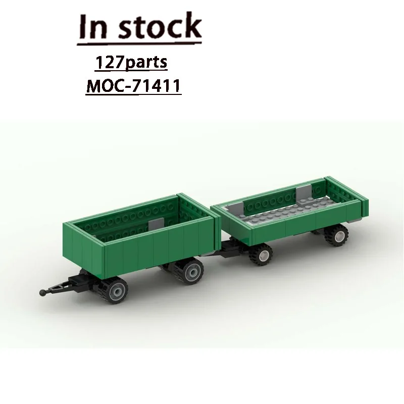 MOC-71411 Urban Farm Agricultural Traction Trailer Building Block Model 127 Parts MOC Adult Birthday Christmas Toy Gift
MOC-71411 Urban Farm Agricultural Traction Trailer Building Block Model 127 Parts MOC Adult Birthday Christmas Toy Gift