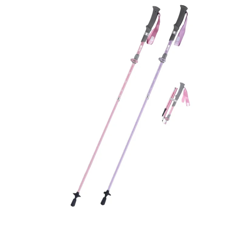 Carbon fiber folding hiking pole, women's model, ultra-light equipment, short model, pink women's professional outdoor hiking
Carbon fiber folding hiking pole, women's model, ultra-light equipment, short model, pink women's professional outdoor hiking