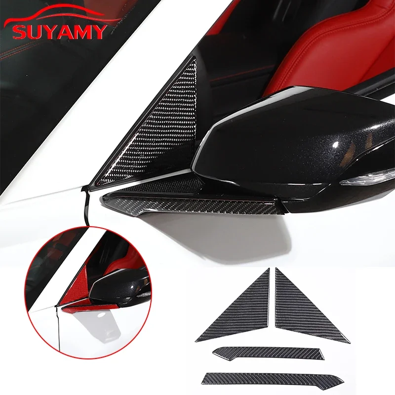 Soft Carbon Fiber Car Rearview Mirror Base Trim Stickers For 2020-2023 Corvette C8 Stingray Z51 Z06 Car Exterior Accessories
Soft Carbon Fiber Car Rearview Mirror Base Trim Stickers For 2020-2023 Corvette C8 Stingray Z51 Z06 Car Exterior Accessories