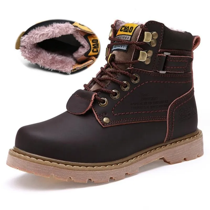 Genuine Leather Men Women Boots Winter Natural Cow Leather 2023 Warm Comfortable Non-Slip Men'S Winter Motorcycle Boots
Genuine Leather Men Women Boots Winter Natural Cow Leather 2023 Warm Comfortable Non-Slip Men'S Winter Motorcycle Boots
