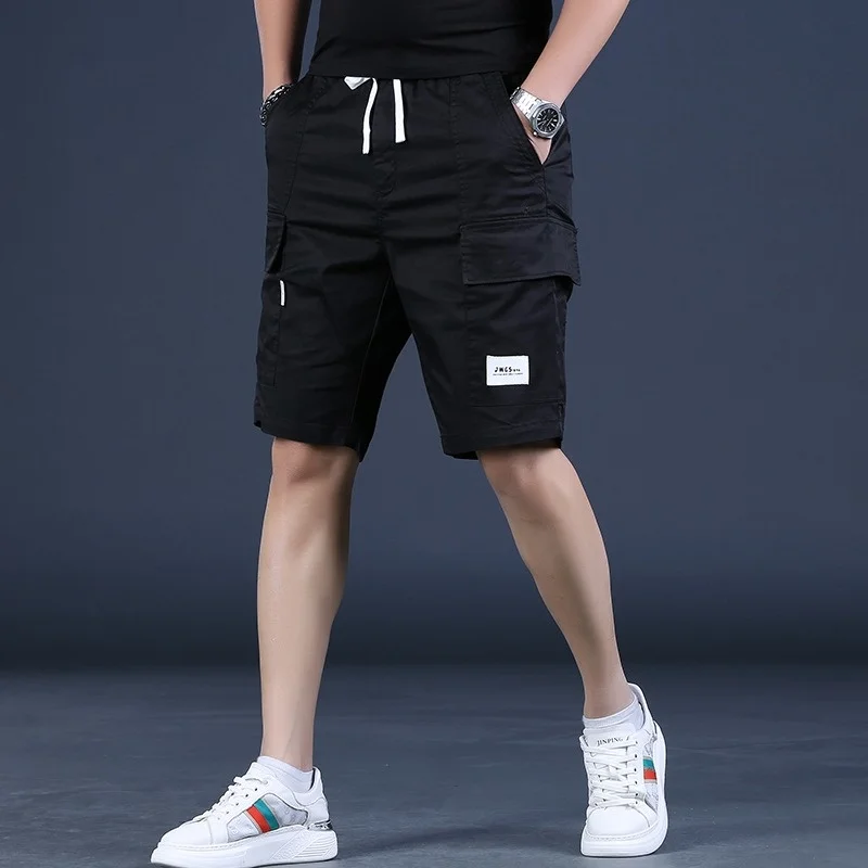 Shorts Men Black Casual Short Cargo Pants Basketball Gym Sport Running Summer Mens Cotton Elastic Waist Baggy Clothing
Shorts Men Black Casual Short Cargo Pants Basketball Gym Sport Running Summer Mens Cotton Elastic Waist Baggy Clothing