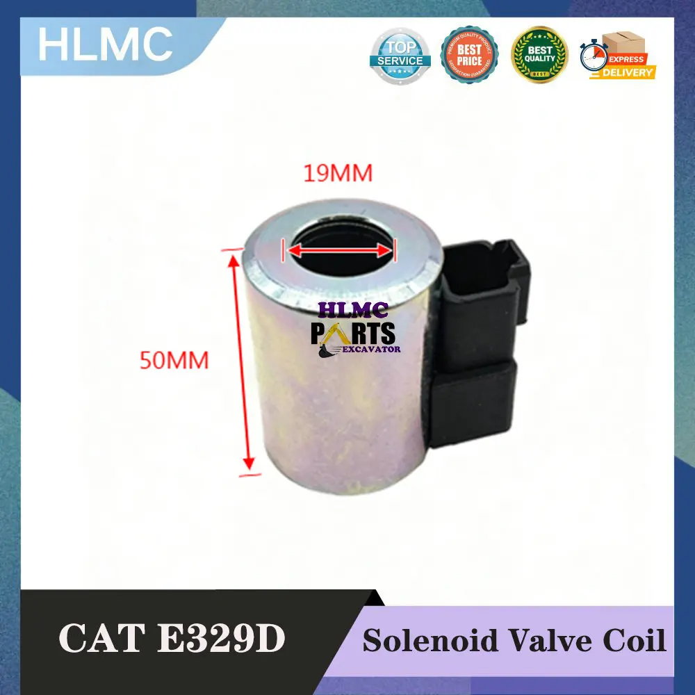 Excavator Accessories For E329D/330D/E336D/345D Pilot Safety Lock Solenoid Valve Coil Wireless
Excavator Accessories For E329D/330D/E336D/345D Pilot Safety Lock Solenoid Valve Coil Wireless