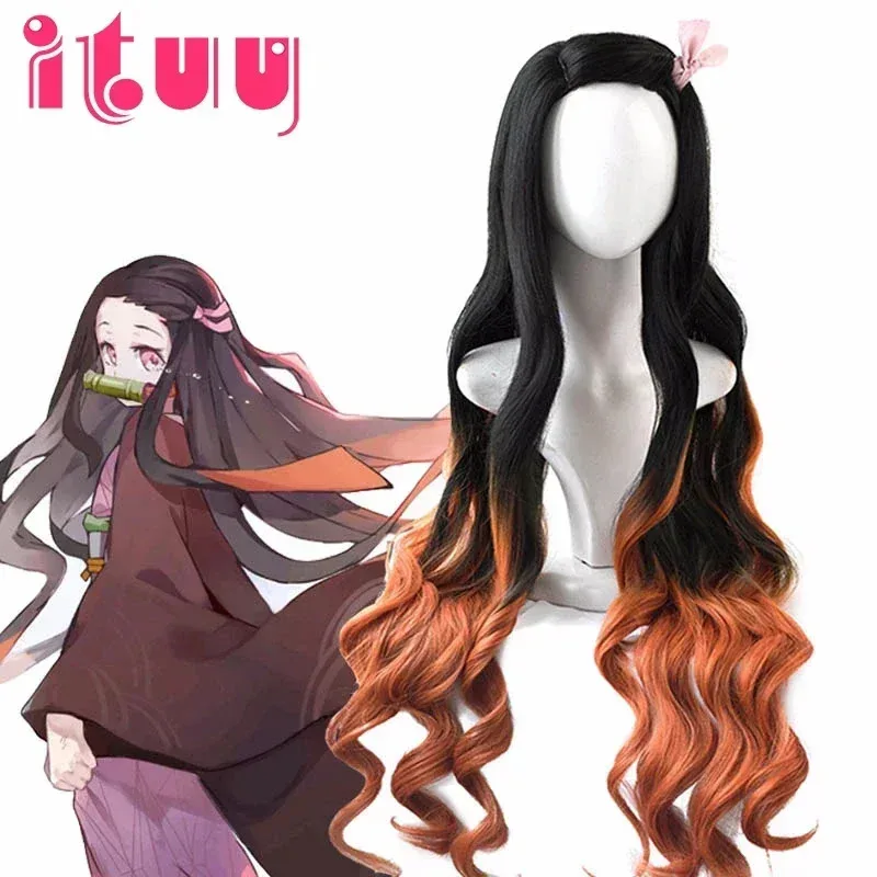 Kamado Nezuko Wig Nezuko Cosplay 95cm Gradient Long Hair Accessories Heat Resistant Synthetic Wig
Kamado Nezuko Wig Nezuko Cosplay 95cm Gradient Long Hair Accessories Heat Resistant Synthetic Wig